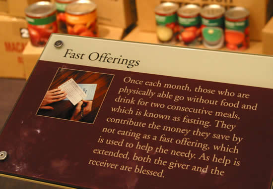 Mormon Fast Offerings