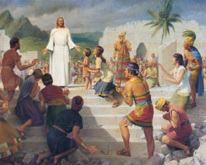 Jesus Christ and Nephites mormon