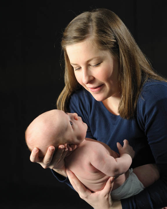 Mormon mother and baby